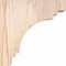 Ekena Millwork Pescadero Smooth Corbel, Douglas Fir, 5 1/2"W x 10"D x 10"H COR06X10X10PEC00SDF - alternate 3